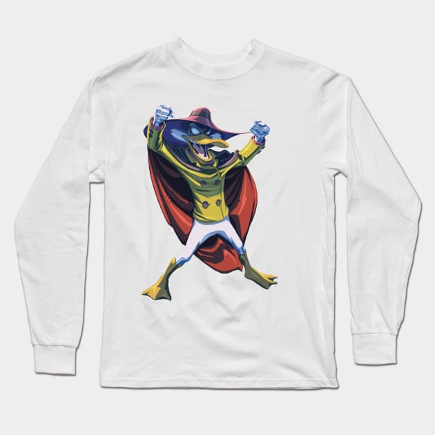 Negaduck Long Sleeve T-Shirt by mallaard